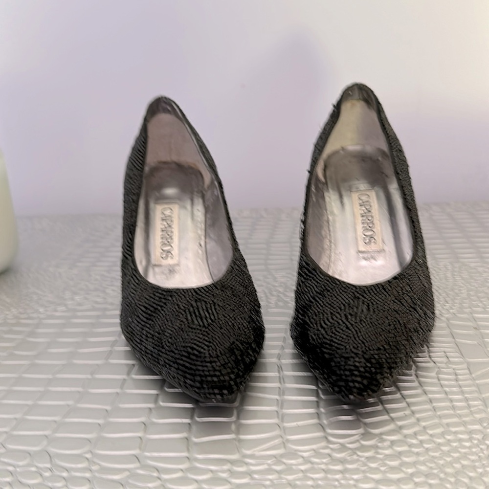 Beaded high heels